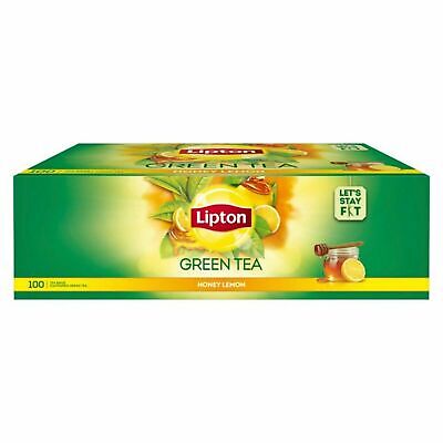 Lipton Honey Lemon Green Tea Delicious Flavour & Great Taste 100 Bags • 18.43$