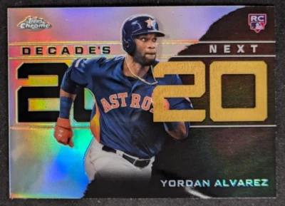 2020 Topps Chrome Update Series - Target Decade's Next #DNC-4 Yordan Alvarez... - Image 1 of 2