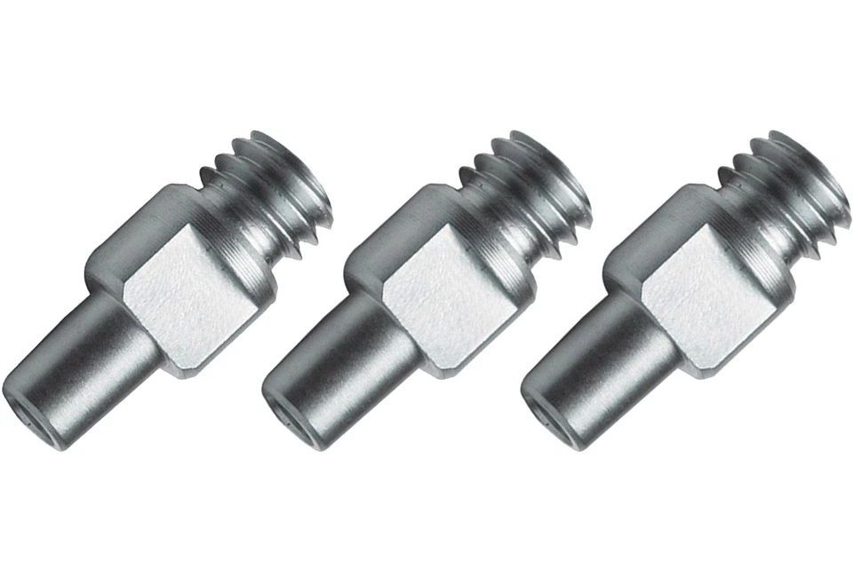 Cargador de bozal #11 pezones - roscado de acero inoxidable M6x1 - paquete de 3 - MZ1300 Foto 1 de 2