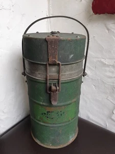 DE COLECCIÓN AÑOS 40 SEGUNDA GUERRA MUNDIAL TERMO FRASCO, MILITAR, UTILERÍA DE TEATRO - Imagen 1 de 12