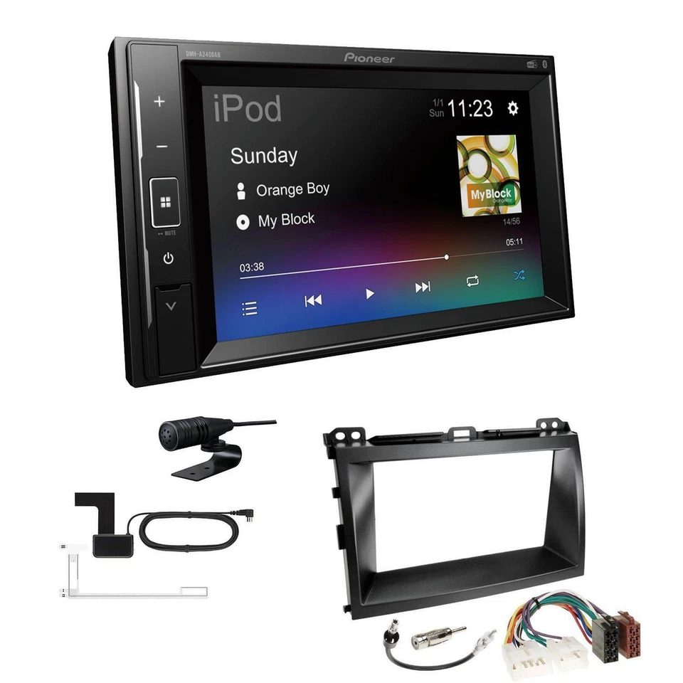 Pioneer Autoradio Bluetooth DAB USB Siri für Toyota Land Cruiser Prado 2002-2009