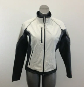 Giacca donna Elevate Sport 3M media manica lunga full zip bianca e nera - Foto 1 di 6