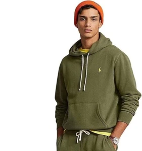 Polo Ralph Lauren Men's Hooded L Kangaroo Pocket Long Sleeve Green NWT - Picture 1 of 4