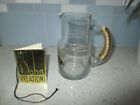 Ernest Sohn Collections Clear Glass Small Pitcher Mid-Century Modern ~ NWT
