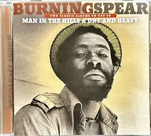 BURNING SPEAR Man In The Hills & Dry And Heavy CD (Disc FLAWLESS) 2 LP On One CD - Picture 1 of 3