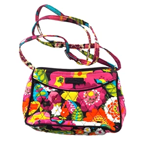 Vera Bradley Small Crossbody Bag in Retired Va Va Bloom Pattern Authenitic - Picture 1 of 6