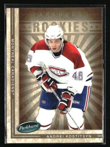 Andrei Kostitsyn 2005 Parkhurst #638  Hockey Card
