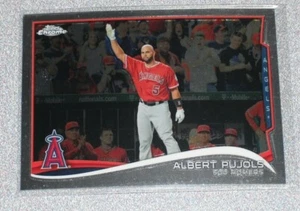 2014 Topps Chrome Update Albert Pujols Baseball Highlights Card #MB-38 Angels  - Picture 1 of 2