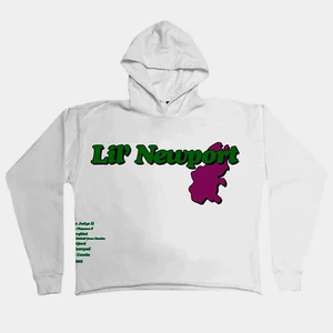 Vlone Yams Day Lil Newport Hoodie Sweatshirt White Size XL - Authentic NEW - Picture 1 of 4