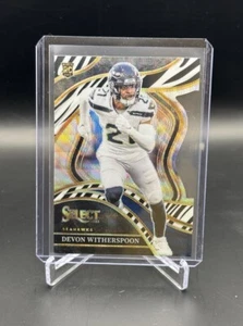 Devon Witherspoon Seattle 2023 Panini Select Club Level Zebra Die-Cut #273 RC SP - Picture 1 of 2