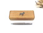 English Bull Terrier Oak Wooden Pen Box Pen Set Dog Dad Mum Gift Dog Lover Gift