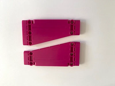 LEGO Technic 2 TOTAL Pink Panel 5 x 11 Angled PART 18945 OFF ROAD BUGGY - Image 1 of 3