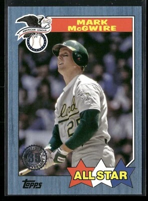 2022 Topps Series 2 1987 Mark McGwire #87AS-8 Blue Athletics - Image 1 of 2