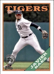 2023 Topps Series 1 1988 35th Anniversary T88-71 Javier Baez Tigers - Bild 1 von 1