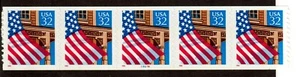 Scott 2915C Flag over Porch Red 1996 11/12 P#66666 MNH Free shipping in the USA! - Picture 1 of 1