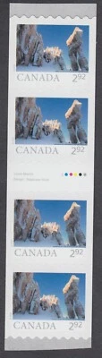 Canada - #3437ii From Far and Wide, Coil Strip Of Four, Qarlinngua Sea Arch -MNH - Image 1 of 2