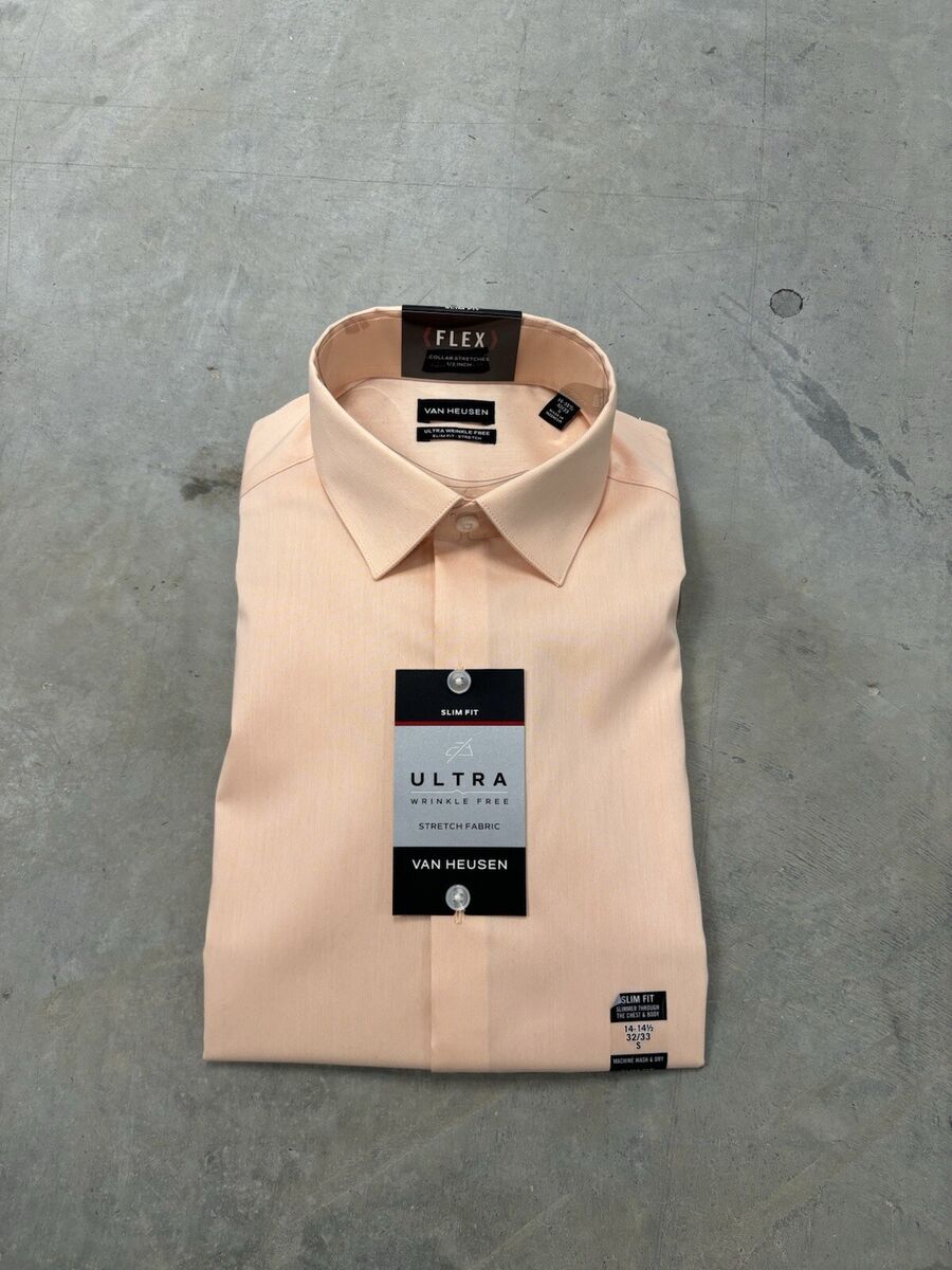 Preços baixos em Camisas Sociais Laranja Van Heusen Ponto Preços baixos em Camisas Sociais Laranja Van Heusen Ponto