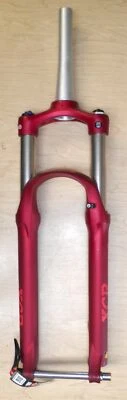 SR SUNTOUR XCR 27.5" MOUNTAIN MATTE RED SUSPENSION FORK BIKE PARTS 52-9 - Image 1 of 4