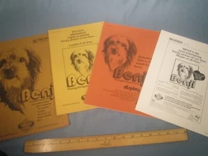Movie Press Book 1974 BENJI 13 pages AD PAD [Z106d] - Picture 1 of 3
