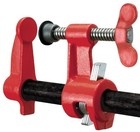 Bessey Clamp Fixture Set For 3/4 Inch Black Pipe With 2-1/2 Inch Deep Reach Jaws
