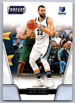 2016-17 Panini Threads Marc Gasol Memphis Grizzlies #18 - Image 1 of 2