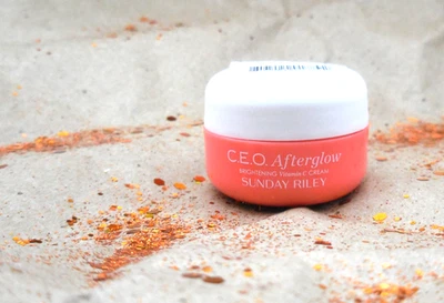 Sunday Riley C.E.O. Afterglow Brightening Vitamin C Cream 0.3 oz DELUXE SAMPLE - Image 1 of 4