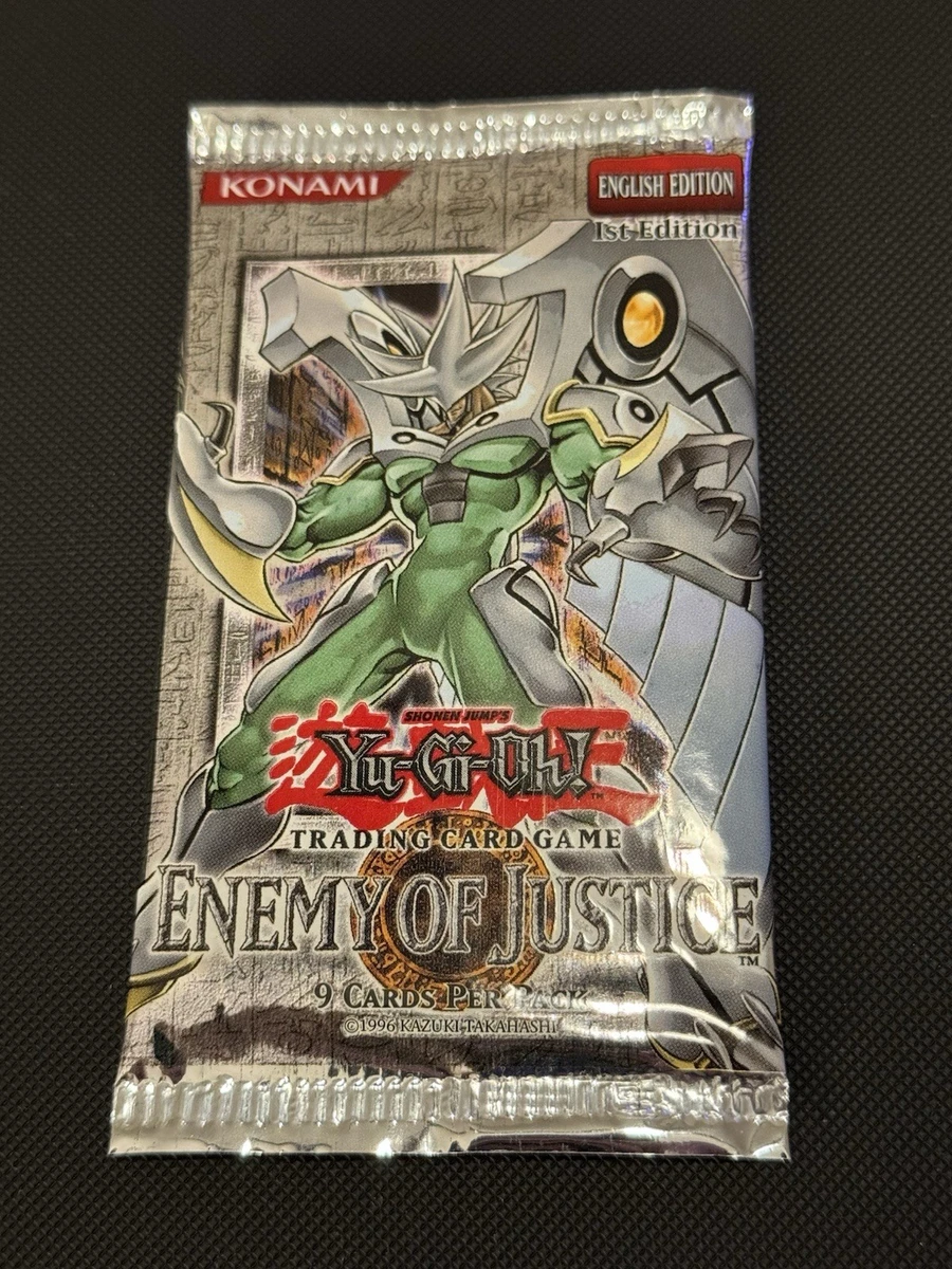 Yu-Gi-Oh! TCG Enemy of Justice Sealed Collectible Card Game Packs