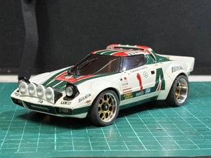 Kyosho MINI-Z RWD Lancia Stratos Monte Carlo 1977 No.1 Set Tested w/ Wheels JPN - Picture 1 of 10