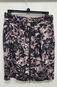 Banana Republic braun schwarz Reißverschluss vorne Faltenrock ~ 8 M3020  - Bild 1 von 10