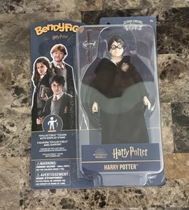 Harry Potter The Noble Collection Bendyfigs 7" Figur mit Aufsteller & Zauberstab NEU - Bild 1 von 3