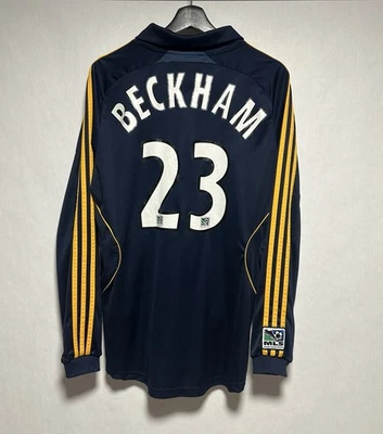 Adidas David Beckham LA Galaxy manga larga 2007/08 visitante MLS Foto 1 de 4