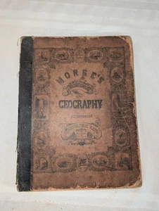 1844 Morse's School Geography Illustrated Maps Over 50 Illus. Fair Cond. World - Imagen 1 de 17