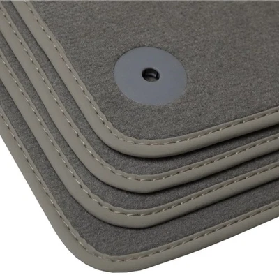 Велюровые напольные коврики для Audi A4 и S4 2009–2016 гг. — B8 — светло-серые - Изображение 1 из 4