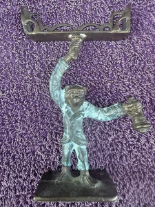 Vintage Visitenkartenetui massiv Bronze Messing Affe - Bild 1 von 10