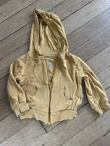 Kyte Baby Größe 3-6 Monate senfgelb Jacke Bambus Kapuze leicht - Bild 1 von 3