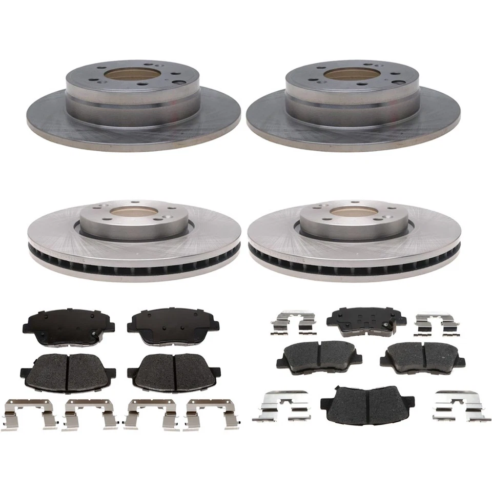 KIT-210513-1595 Juego de 4 ruedas delanteras y traseras de discos de freno Raybestos Foto 1 de 4