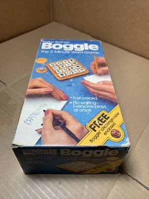 Vtg 1983 Parker Brothers Boggle Word Game Challenge Cube - Complete BUT READ - Image 1 of 4