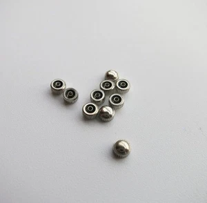 0.9mmx3.5mm 0.9mmx4.5mm Stainless Steel Quartz Watch Crown 10PCS/pack G9720 - Picture 1 of 2