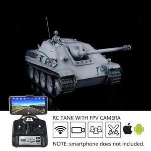 Henglong 1/16 Gray FPV 7.0 Plastic Jagdpanther RTR RC Tank 3869 Steel Gearbox - Picture 1 of 1
