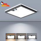 Motion Sensor Led Ceiling Light Wired, 18W 1800Lm Flush Mount Light Fixture With