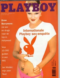 Vintage Playboy Magazine Netherlands February 1995 Drew Barrymore Lisa Marie - Picture 1 of 1