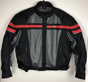 Chaqueta deportiva de motocicleta Olympia Moto para hombre 3XL malla blindada hombro espalda codo - Imagen 1 de 14