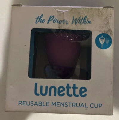 Copa Menstrual Lunette, Violeta, Modelo 1 Foto 1 de 3