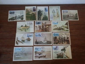 14x MONACO FDC Cartes Maximum 1977 LA CARRIERE DU NAVIGATEUR - Picture 1 of 6