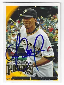 ANDREW McCUTCHEN PITTSBURGH PIRATES SIGNED CARD GIANTS YANKEES PHILLIES BREWERS - Picture 1 of 2