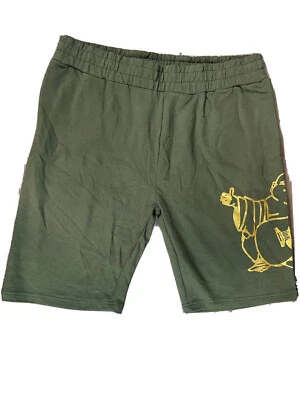 Pantalones cortos de mezclilla marca True Religion para dormir verde dorado talla XL Foto 1 de 4