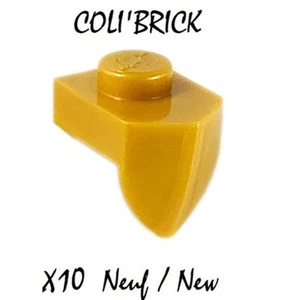 Lego 15070 - 10x Zahnplatte modifiziert 1x1 vertikaler Zahn - Gold Pearl Gold - NEU - Bild 1 von 1