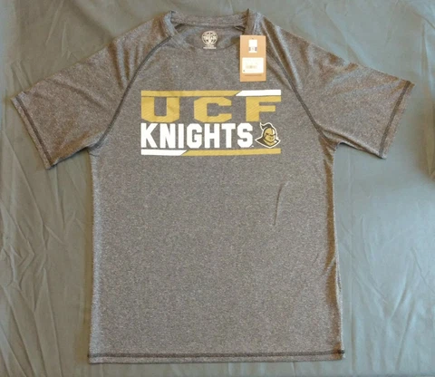 Rivalry Threads UCF Knights T-Shirt Gray Short Sleeve Stretch NWT Size S Men's Cover