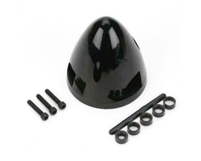 DuBro DUB542 3 Three Blade RC Remote Control Airplane Spinner 2" 2 Inch Black - Image 1 of 2