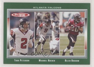2006 Topps Total Todd Peterson Michael Koenen Allen Rossum #52 Rookie RC